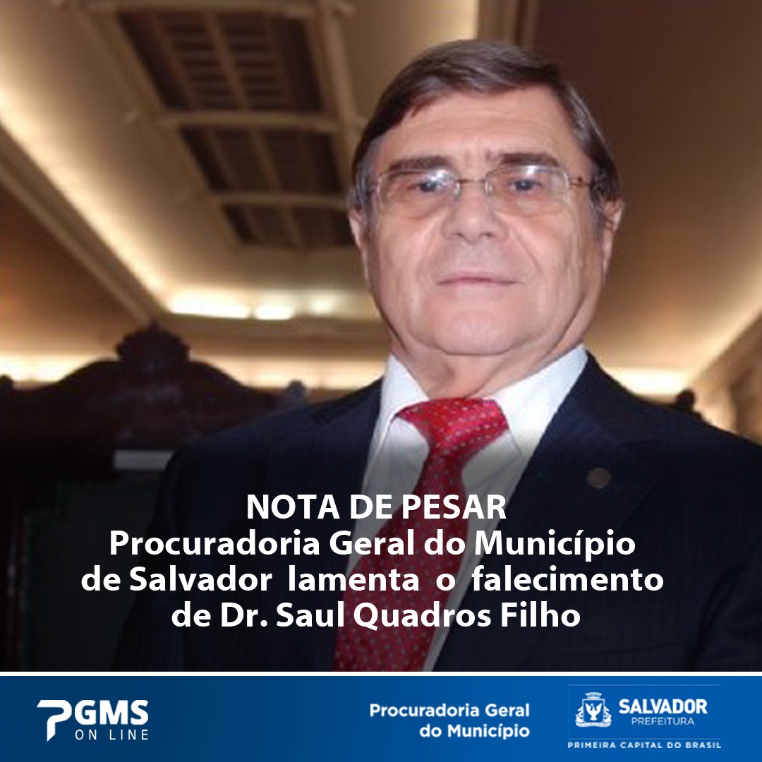 Nota de Pesar - Dr. Saul Filho